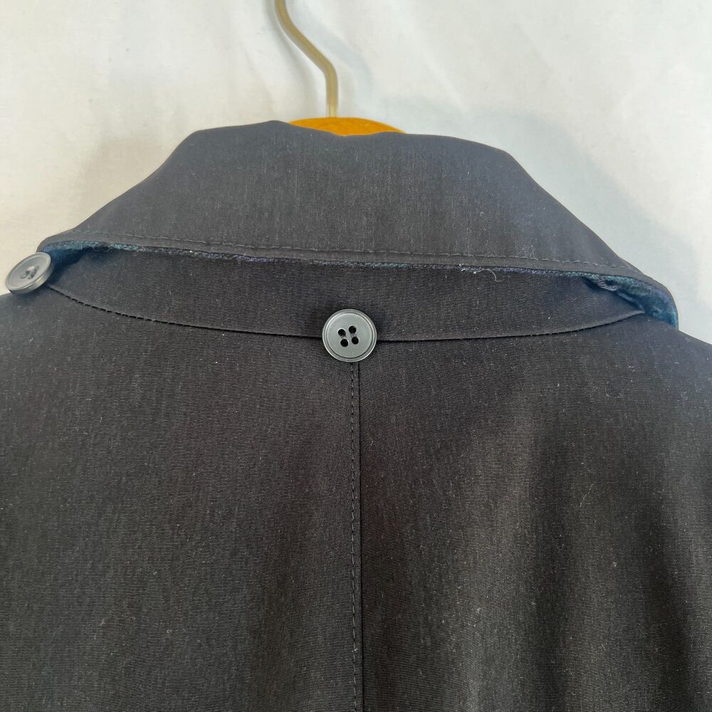 Talbots Black Basic Lightweight Short Trench Jack… - image 8